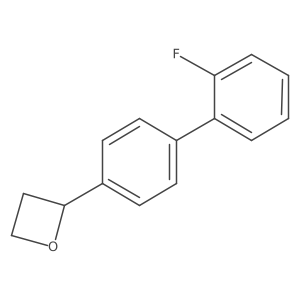 2-[4-(2-Fluorophenyl)phenyl]oxetane Structure