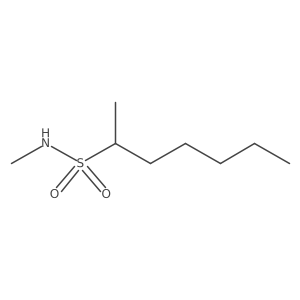 N-methylheptane-2-sulfonamide Structure