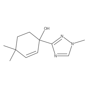 4,4-dimethyl-1-(1-methyl-1H-1,2,4-triazol-3-yl)cyclohex-2-en-1-ol Structure
