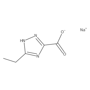 sodium 5-ethyl-4H-1,2,4-triazole-3-carboxylate Structure