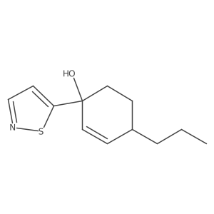 4-Propyl-1-(1,2-thiazol-5-yl)cyclohex-2-en-1-ol结构式
