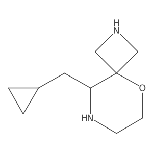 9-(Cyclopropylmethyl)-5-oxa-2,8-diazaspiro[3.5]nonane Structure
