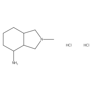 2-Methyloctahydro-1H-isoindol-4-amine dihydrochloride Structure