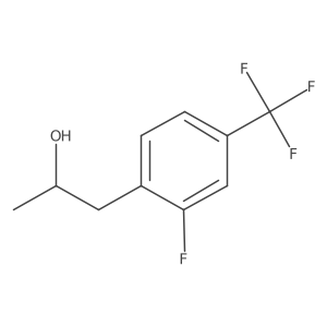 (2S)-1-[2-fluoro-4-(trifluoromethyl)phenyl]propan-2-ol Structure