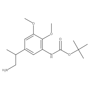 tert-butyl N-[5-(1-aminopropan-2-yl)-2,3-dimethoxyphenyl]carbamate Structure