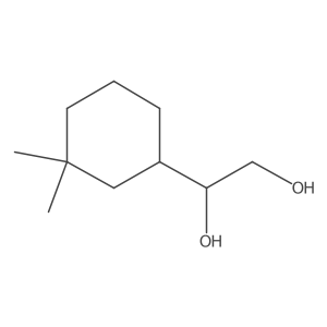 1-(3,3-Dimethylcyclohexyl)ethane-1,2-diol结构式