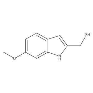 (6-methoxy-1H-indol-2-yl)methanethiol Structure