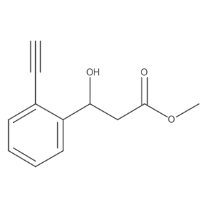 Methyl 3-(2-ethynylphenyl)-3-hydroxypropanoate Structure