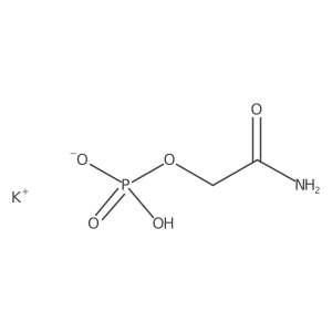 Potassium 2-(hydrogen phosphonooxy)acetamide Structure