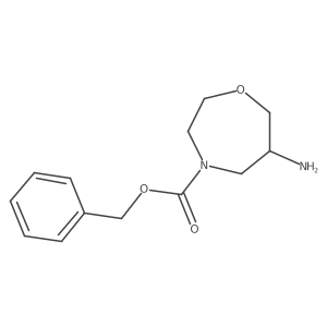 Benzyl 6-amino-1,4-oxazepane-4-carboxylate Structure