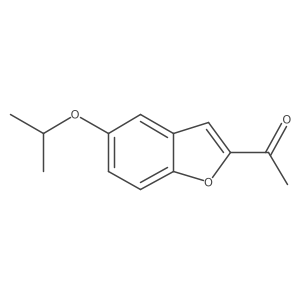 1-(5-Isopropoxybenzofuran-2-yl)ethanone Structure