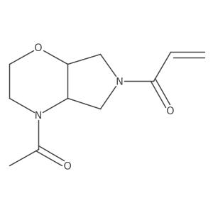 1-{4-Acetyl-octahydropyrrolo[3,4-b]morpholin-6-yl}prop-2-en-1-one Structure