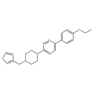 3-(4-Ethoxyphenyl)-6-{4-[(1,2,4-oxadiazol-3-yl)methyl]piperazin-1-yl}pyridazine Structure