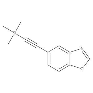 5-[2-(Trimethylsilyl)ethynyl]benzoxazole Structure