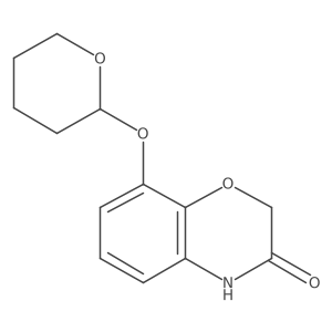 8-[(Tetrahydro-2H-pyran-2-yl)oxy]-2H-1,4-benzoxazin-3(4H)-one Structure