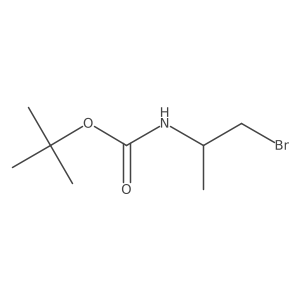 (S)-tert-Butyl (1-bromopropan-2-yl)carbamate Structure