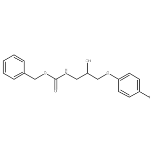 benzyl N-[2-hydroxy-3-(4-iodophenoxy)propyl]carbamate Structure