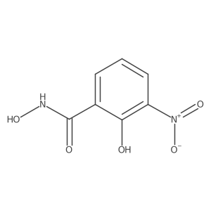N,2-Dihydroxy-3-nitrobenzamide结构式