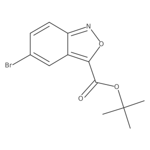 tert-Butyl 5-bromobenzo[c]isoxazole-3-carboxylate Structure