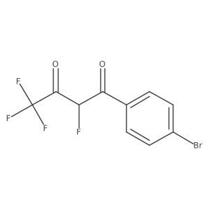 1-(4-Bromophenyl)-2,4,4,4-tetrafluoro-1,3-butanedione结构式