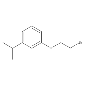1-(2-Bromoethoxy)-3-isopropylbenzene Structure