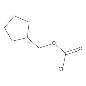 Cyclopentylmethyl chloroformate Structure