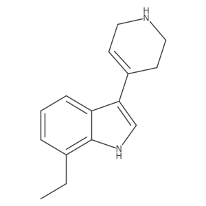 7-ethyl-3-(1,2,3,6-tetrahydropyridin-4-yl)-1H-indole结构式