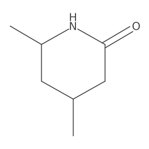 4,6-Dimethyl-2-piperidone结构式