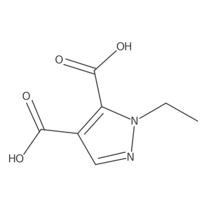 1-Ethyl-1H-pyrazole-4,5-dicarboxylic acid Structure