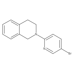 2-(5-Bromo-2-pyridinyl)-1,2,3,4-tetrahydroisoquinoline Structure