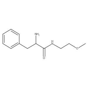 (2S)-2-amino-N-(2-methoxyethyl)-3-phenylpropanamide Structure