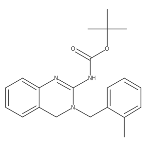 tert-butyl N-[3-[(2-methylphenyl)methyl]-4H-quinazolin-2-yl]carbamate Structure