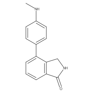 1h-Isoindol-1-one,2,3-dihydro-4-[4-(methylamino)phenyl]-结构式