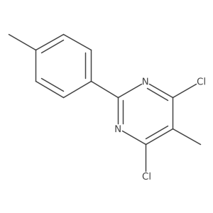 4,6-Dichloro-5-methyl-2-(4-methylphenyl)pyrimidine Structure