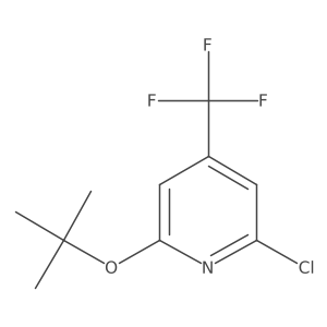 2-(Tert-butoxy)-6-chloro-4-(trifluoromethyl)pyridine Structure