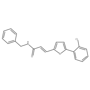 N-Benzyl-3-(5-(2-chlorophenyl)furan-2-yl)acrylamide Structure