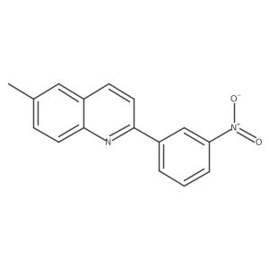 6-Methyl-2-(3-nitrophenyl)quinoline结构式