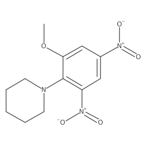 1-(2-Methoxy-4,6-dinitrophenyl)piperidine结构式