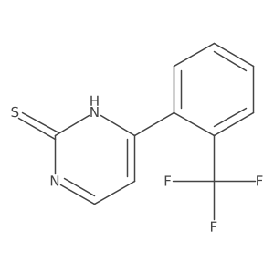 4-[2-(Trifluoromethyl)phenyl]-2(1H)-pyrimidinethione Structure