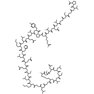 8-Glycine-salmon calcitonin结构式