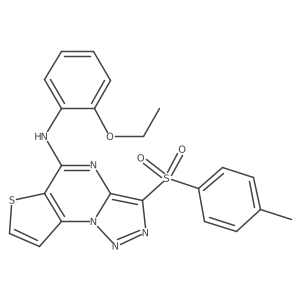 N-(2-ethoxyphenyl)-3-tosylthieno[2,3-e][1,2,3]triazolo[1,5-a]pyrimidin-5-amine Structure