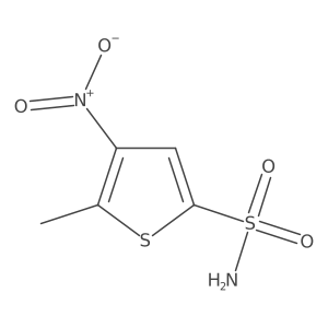 5-Methyl-4-nitrothiophene-2-sulfonamide结构式