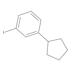 1-Cyclopentyl-3-iodo-benzene结构式