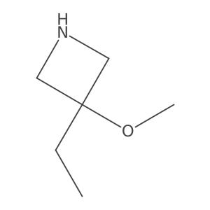 3-Ethyl-3-methoxyazetidine Structure