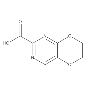 [1,4]Dioxino[2,3-d]pyrimidine-2-carboxylic acid, 6,7-dihydro-结构式
