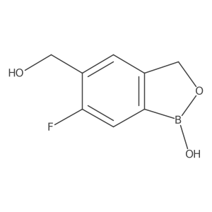 6-Fluoro-5-(hydroxymethyl)benzo[c][1,2]oxaborol-1(3H)-ol Structure