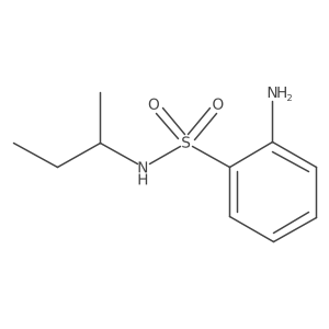 2-Amino-N-(sec-butyl)benzenesulfonamide结构式