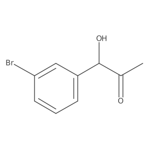 1-(3-Bromophenyl)-1-hydroxy-2-propanone Structure
