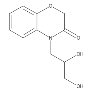 4-(2,3-dihydroxy-propyl)-4H-benzo[1,4]oxazin-3-one Structure