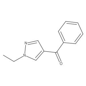 4-Benzoyl-1-ethyl-1H-pyrazole Structure